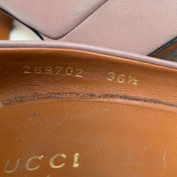 GUCCI Mauve Pink Platform Heels size 36.5 - Picture 10 of 10